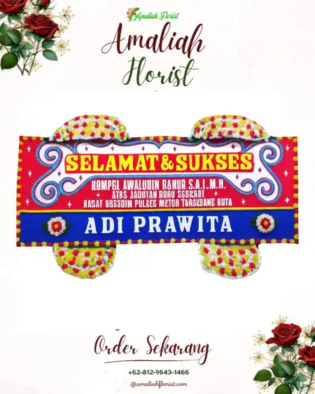 Papan Bunga Ucapan Selamat Pakuan Baru